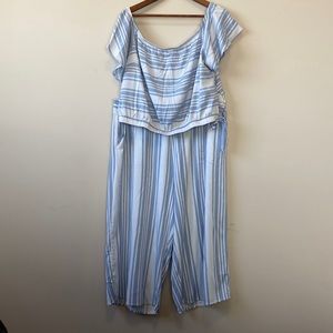 Torrid 2 piece stripped outfit